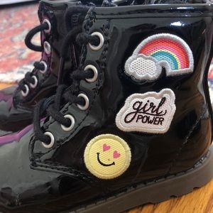 Lace up combat boots Baby/Toddler size 6